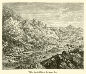 Weiße Quarzklippen an den Awass-Mooren von E. Jennings